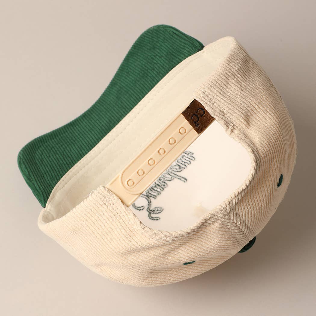 Sunday Funday Corduroy Trucker Baseball Cap