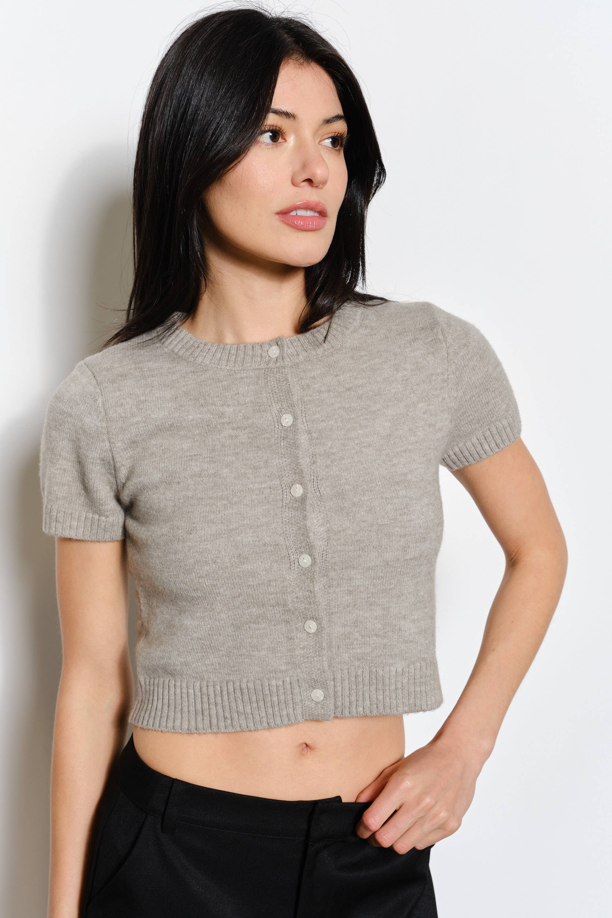 LUCY SHORT SLEEVE CARDIGAN