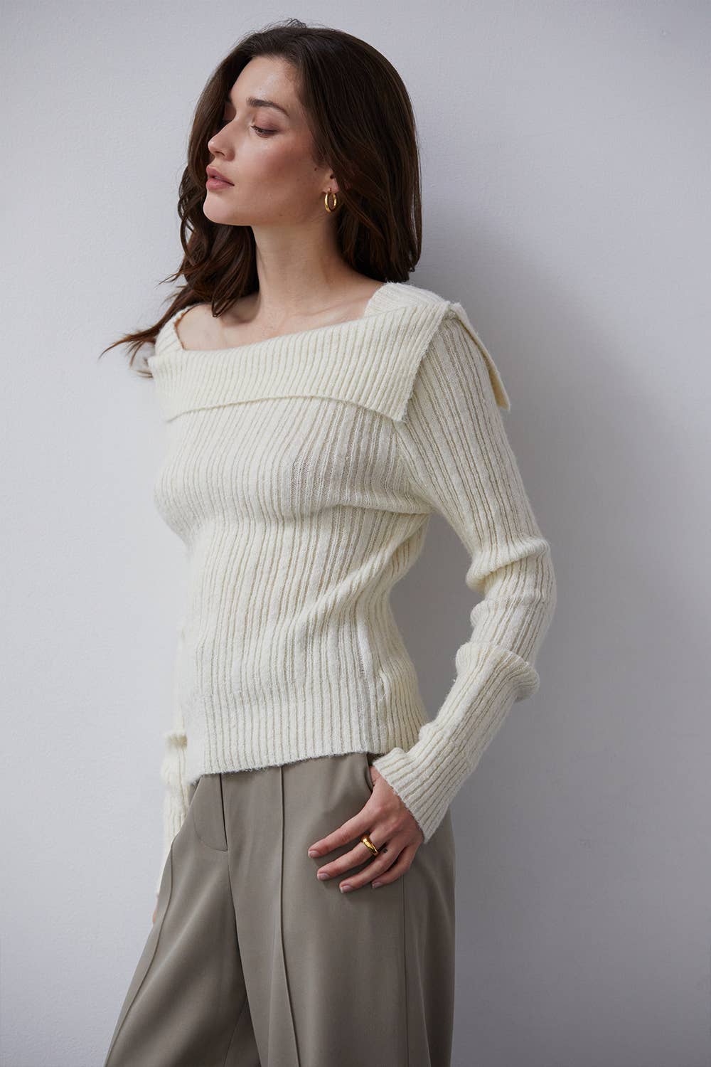 Shanie Off Shoulder Sweater Top