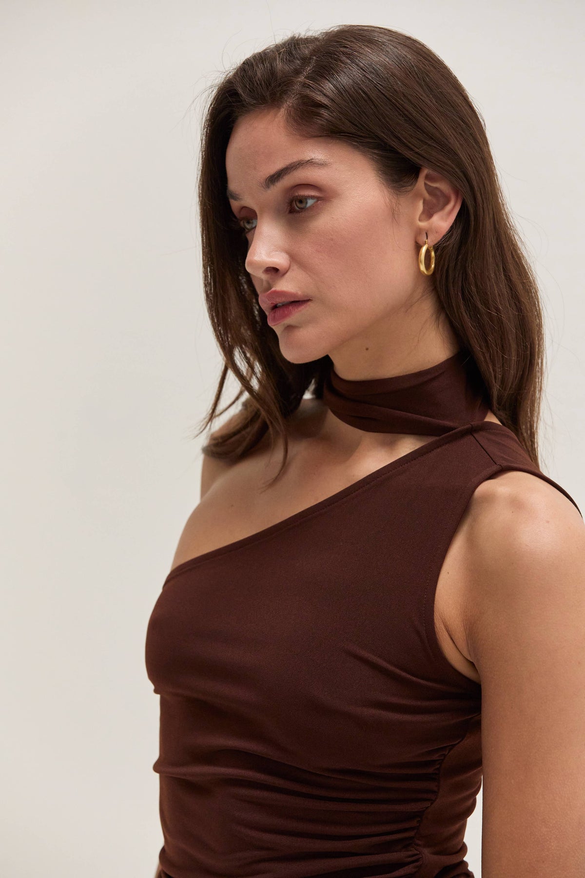 Eve Tie Neck Sleeveless Knit Top