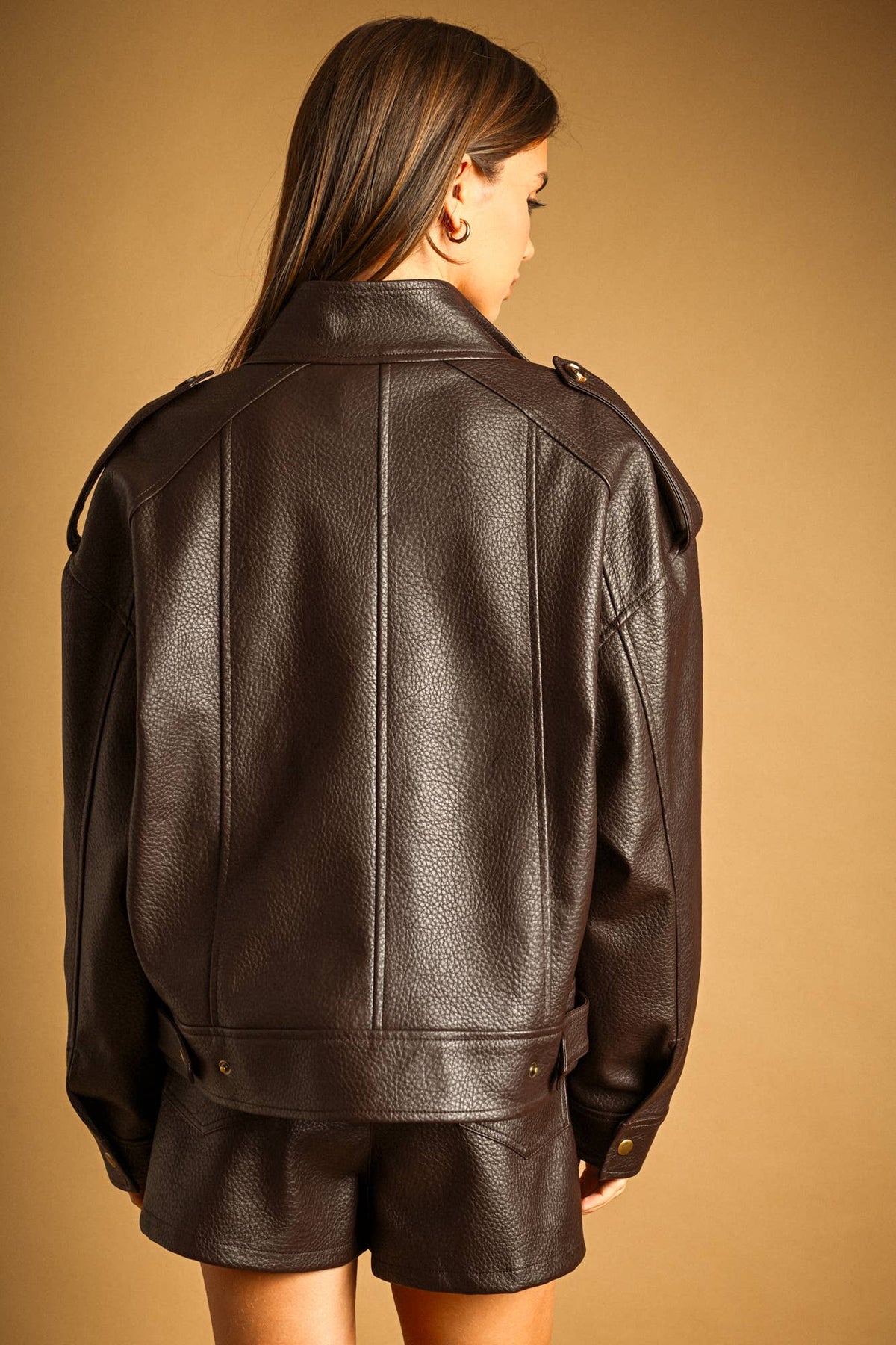 Amiah FAUX LEATHER JACKET