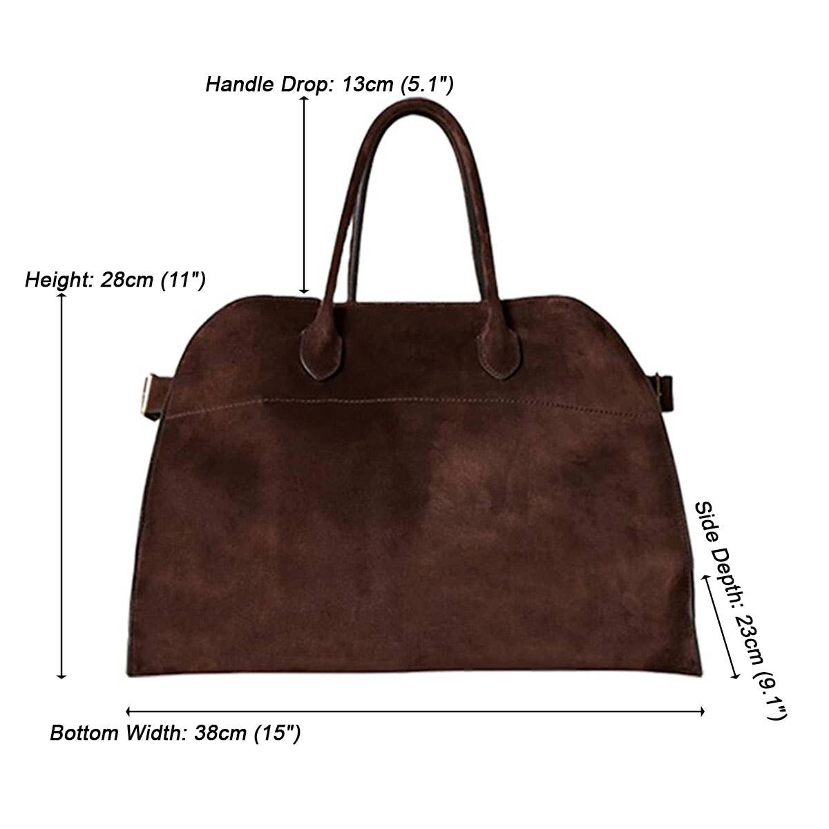 Large Margaux Tote Bag, Work Satchel