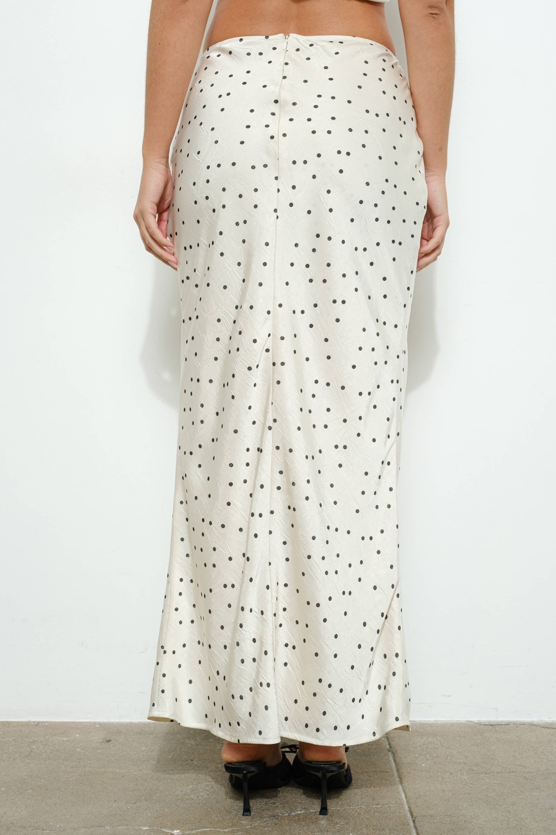 Cailin POLKADOT PRINT MAXI SKIRT