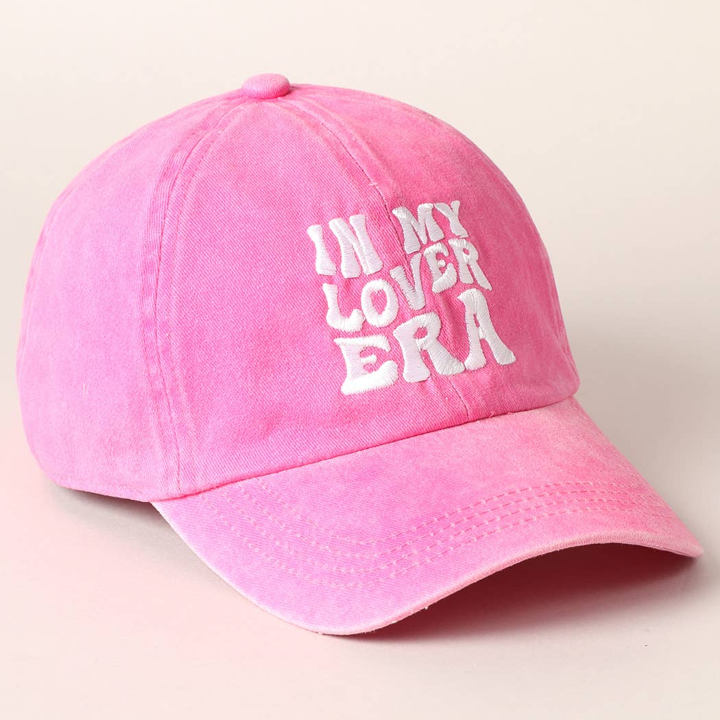 Embroidered Letters In My Lover Era Baseball Cap