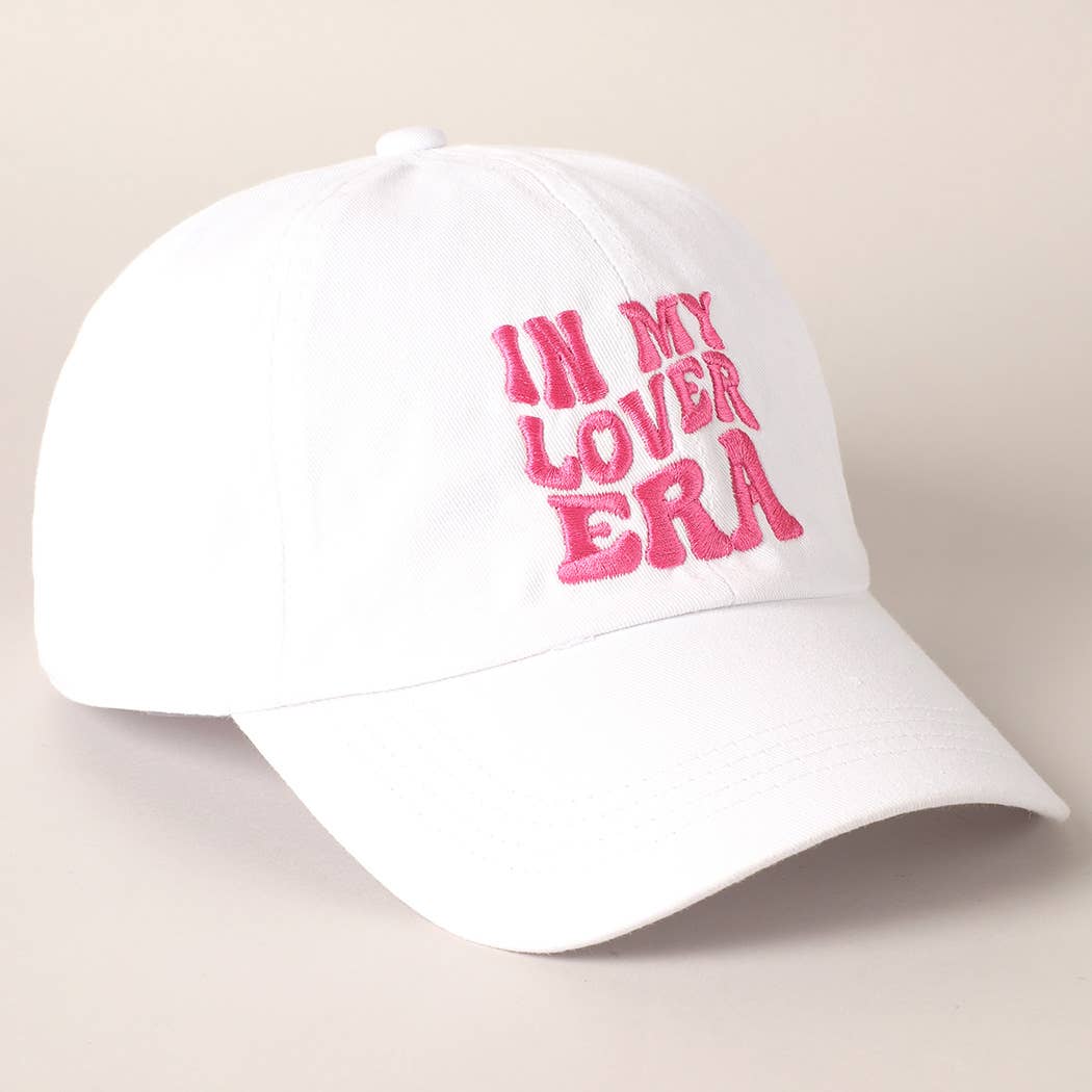 Embroidered Letters In My Lover Era Baseball Cap