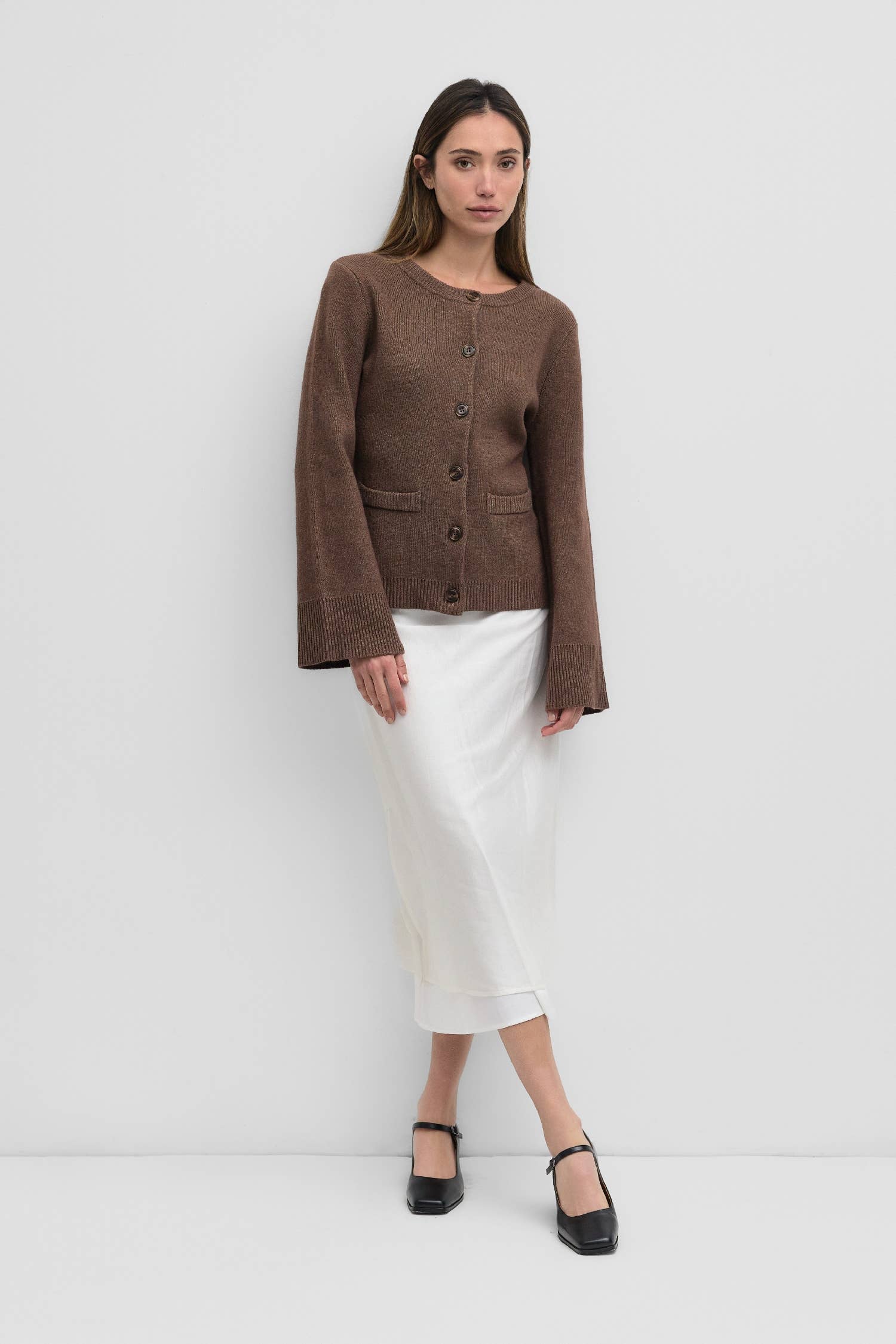 Tyler Bell Sleeve Buttoned Cardigan